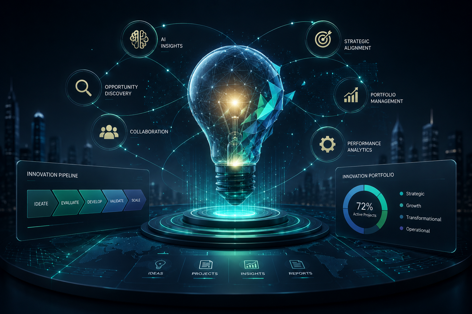 منصة Innovation Intelligence لإدارة الابتكار المؤسسي
